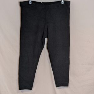 Missguided+ Knitted Boyfriend Joggers in Black size 22/24